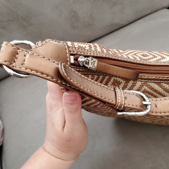 The SAK woven straw shoulder purse - Picture 5 of 13